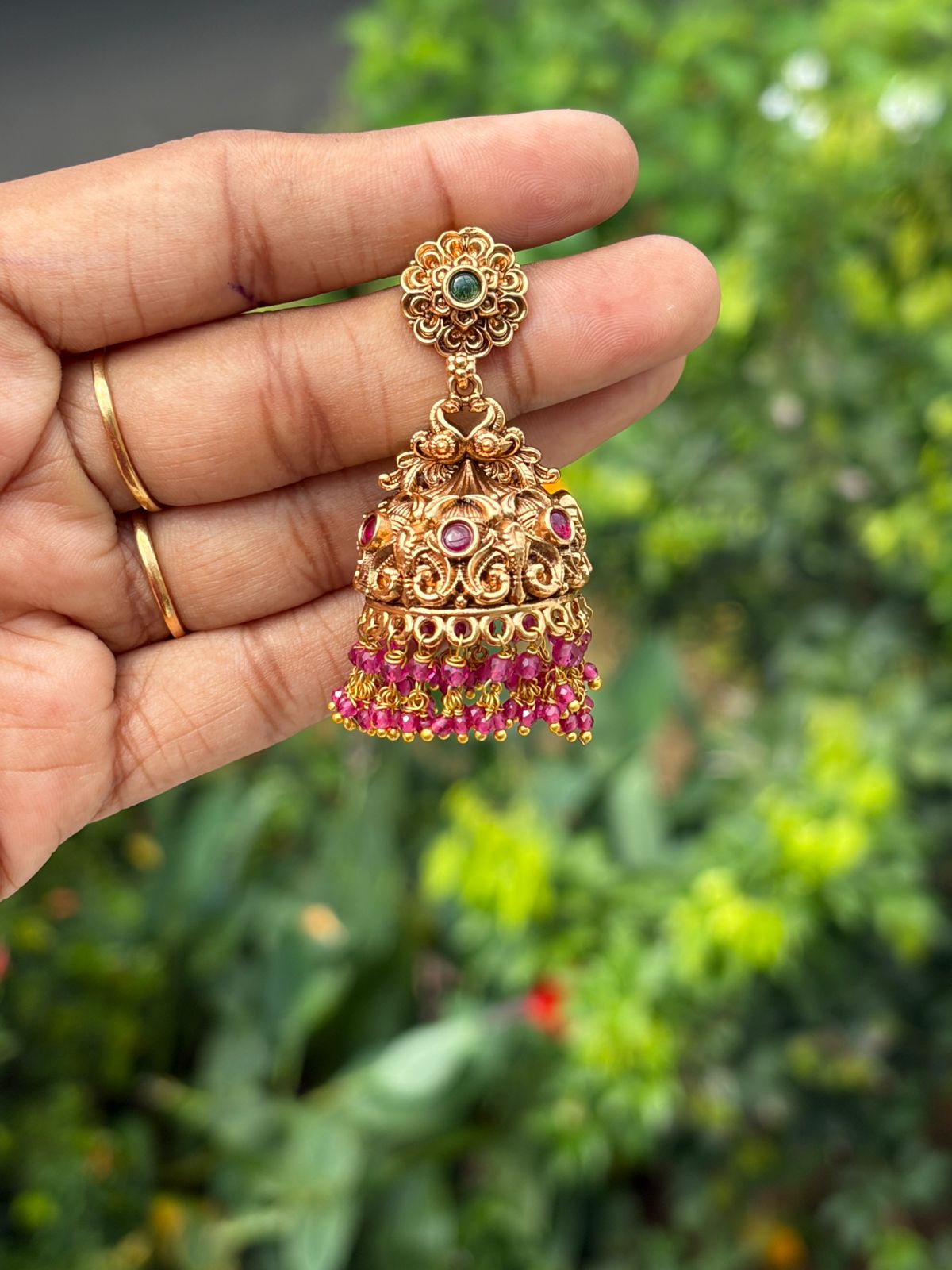 Antique pink beads jimmiki